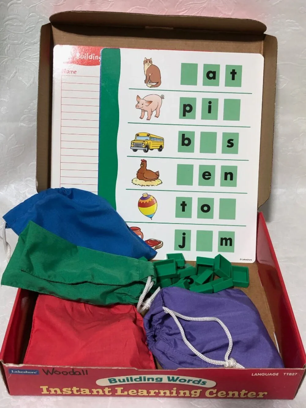 Lakeshore Building Words Instant Learning Center Language TT827